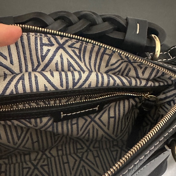 CHLOE 'DARIA' BRAIDED HANDLE GRAIN LEATHER SMALL SHOULDER BAG - Picture 12 of 16